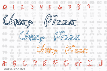 Cheap Pizza Font