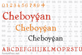 Cheboygan Font
