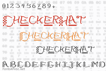 CheckerHat Font