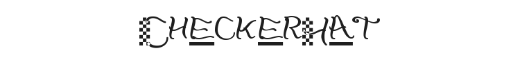 CheckerHat Font