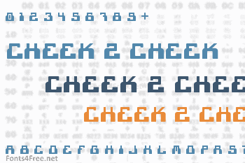 Cheek 2 Cheek Font