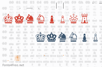 Chess Magnetic Font