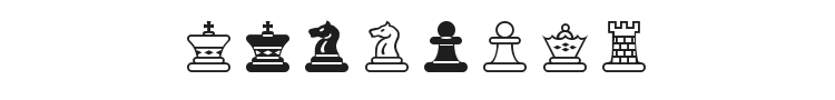 Chess Maya Font Preview