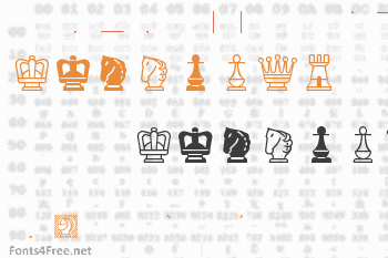 Chess Mediaeval Font