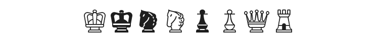 Chess Mediaeval Font