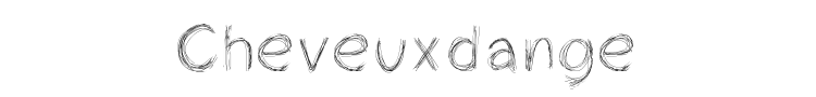 Cheveuxdange Font Preview