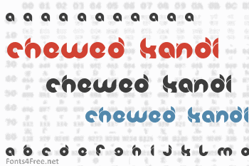 Chewed Kandi Font