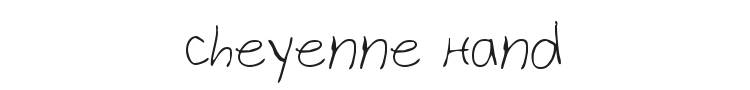 Cheyenne Hand Font Preview