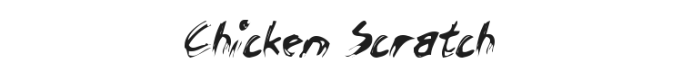 Chicken Scratch Font Preview