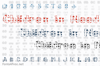 Children in Need Font