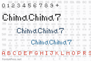 ChimaChima7 Font