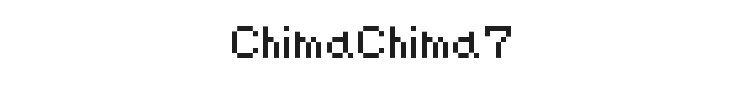 ChimaChima7 Font