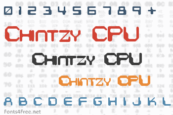 Chintzy CPU Font