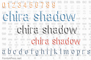 Chira Shadow Font