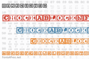 ChockABlockNF Font