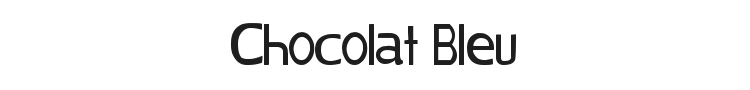 Chocolat Bleu Font