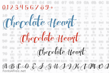 Chocolate Heart Font