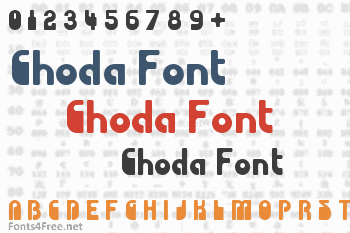 Choda Font