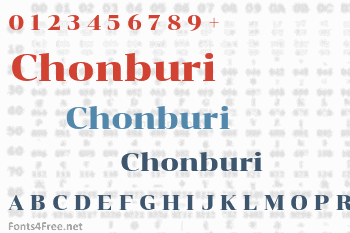 Chonburi Font