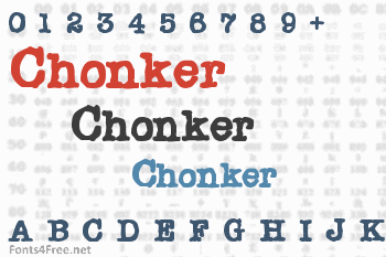 Chonker Font