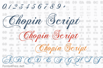 Chopin Script Font