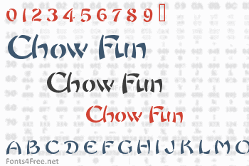 Chow Fun Font