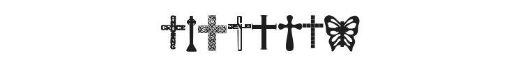 Christian Crosses Font Preview