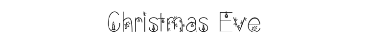 Christmas Eve Font Preview