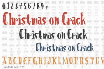 Christmas on Crack Font