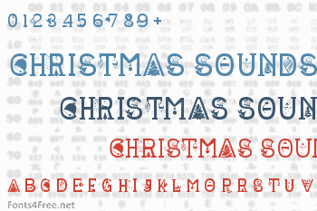 Christmas Sounds Font