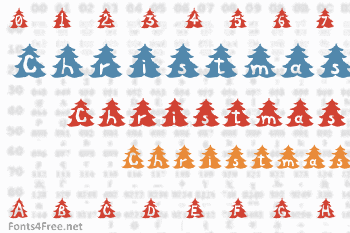 Christmas Tree Font