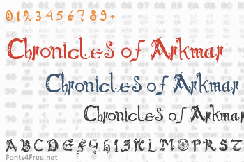 Chronicles of Arkmar Font