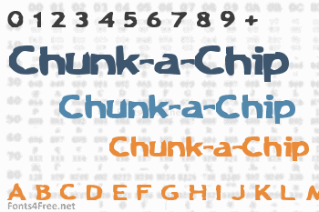 Chunk-a-Chip Font