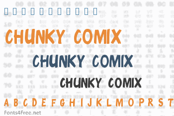 Chunky Comix Font