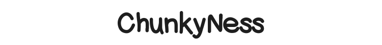 ChunkyNess Font