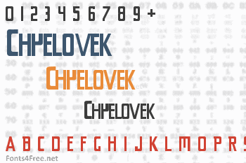 Chyelovek Font