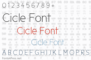 Cicle Font