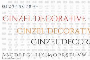 Cinzel Decorative Font