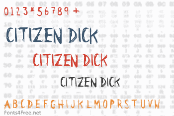 Citizen Dick Font