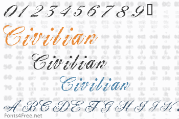 Civilian Font