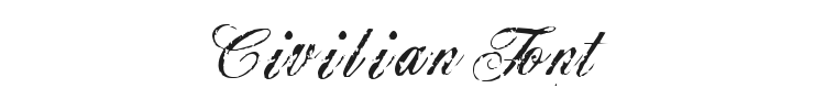 Civilian Font