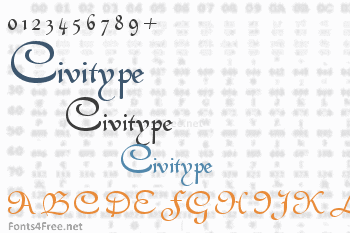 Civitype Font