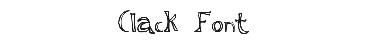 Clack Font