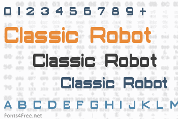 Classic Robot Font