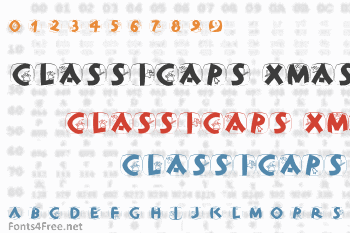 ClassiCaps Xmas Font