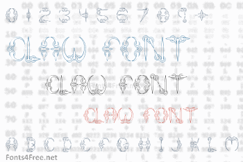 Claw Font