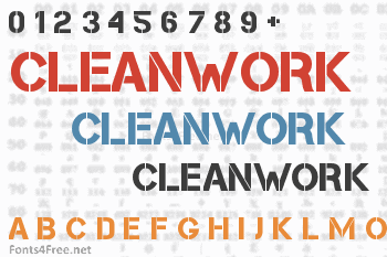 Cleanwork Font