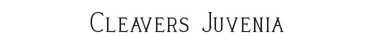 Cleavers Juvenia Font