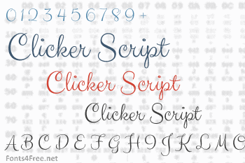 Clicker Script Font Download Fonts4free