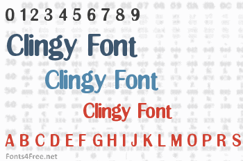 Clingy Font